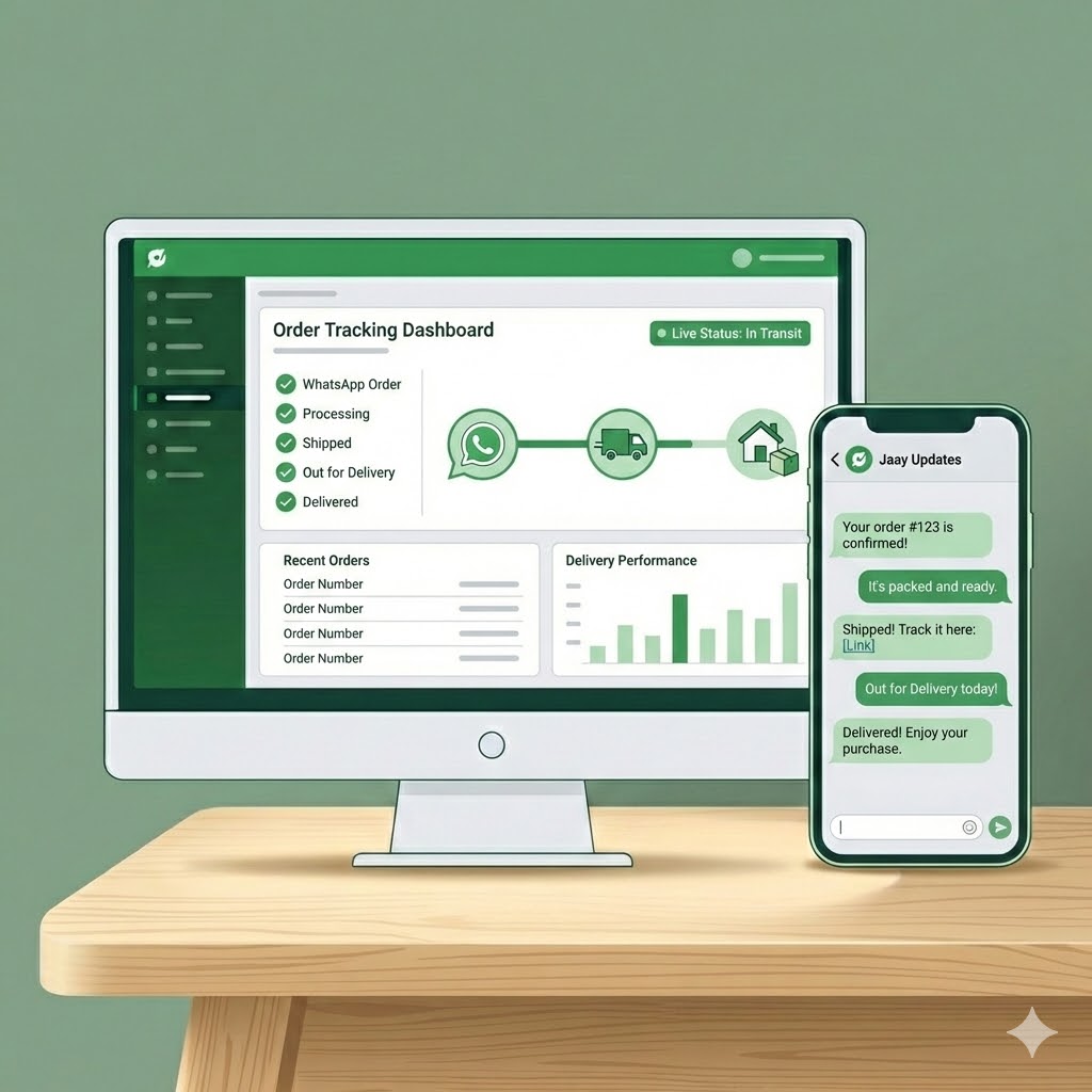 Jaay Order Management Dashboard and WhatsApp Interface